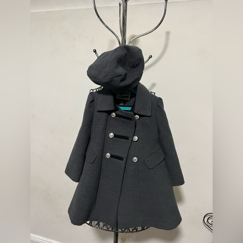 Rothschild Wool Coat with hat